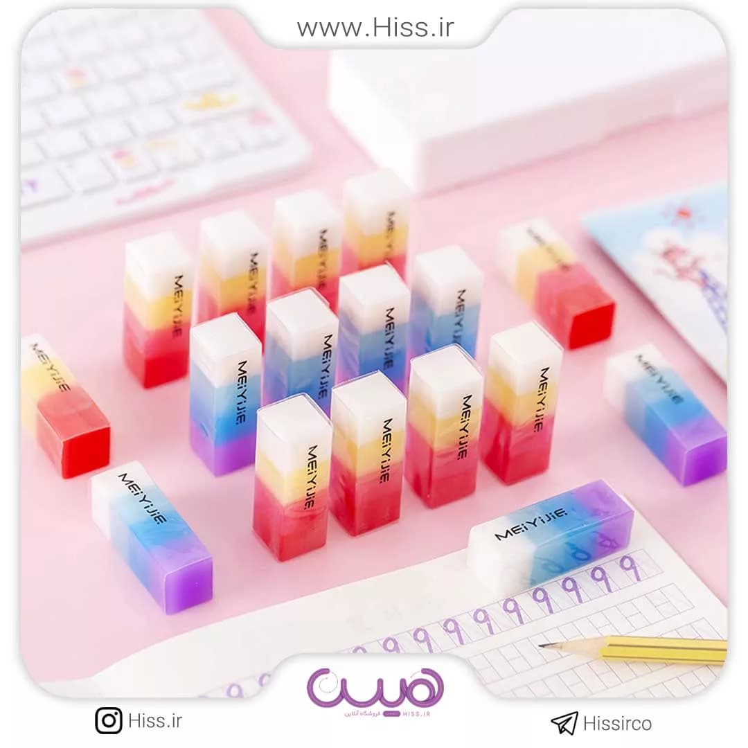 پاکن پاستیلی رنگین کمانی
