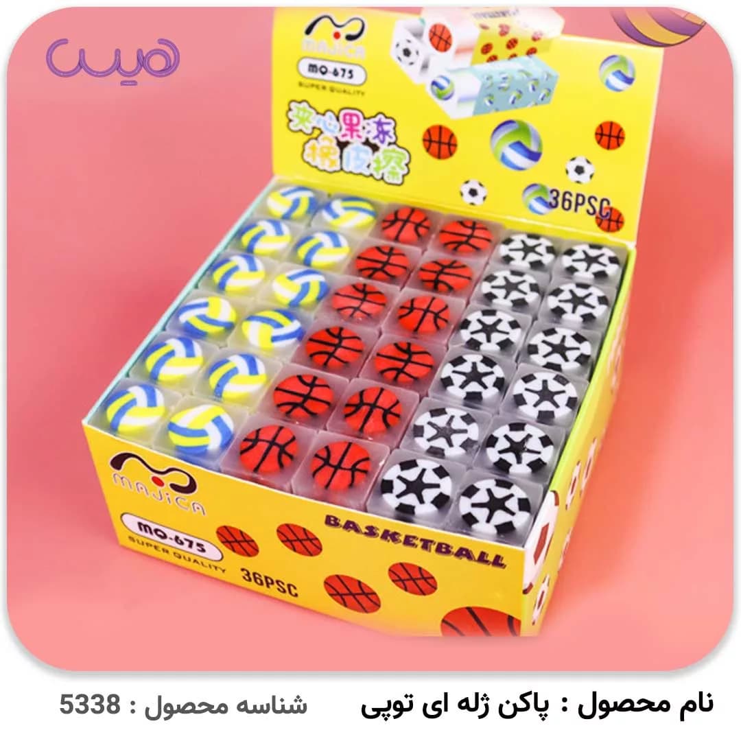 پاک کن ژله ای توپی — تصویر ۳