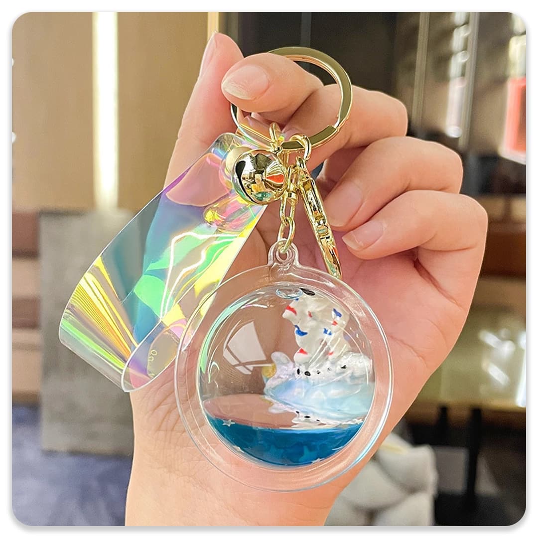 سرکلیدی آکواریومی سفینه ای (مدل رندوم) — تصویر ۳