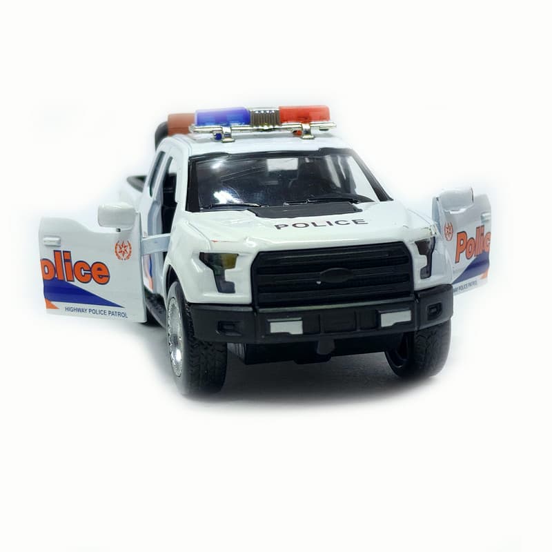 ماکت فلزی پلیس مدل فورد Raptor police مقیاس1:34 — تصویر ۴