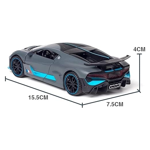 ماکت فلزی چه ژی مدل بوگاتی Bugatti Divo مقیاس 1:32 — تصویر ۵