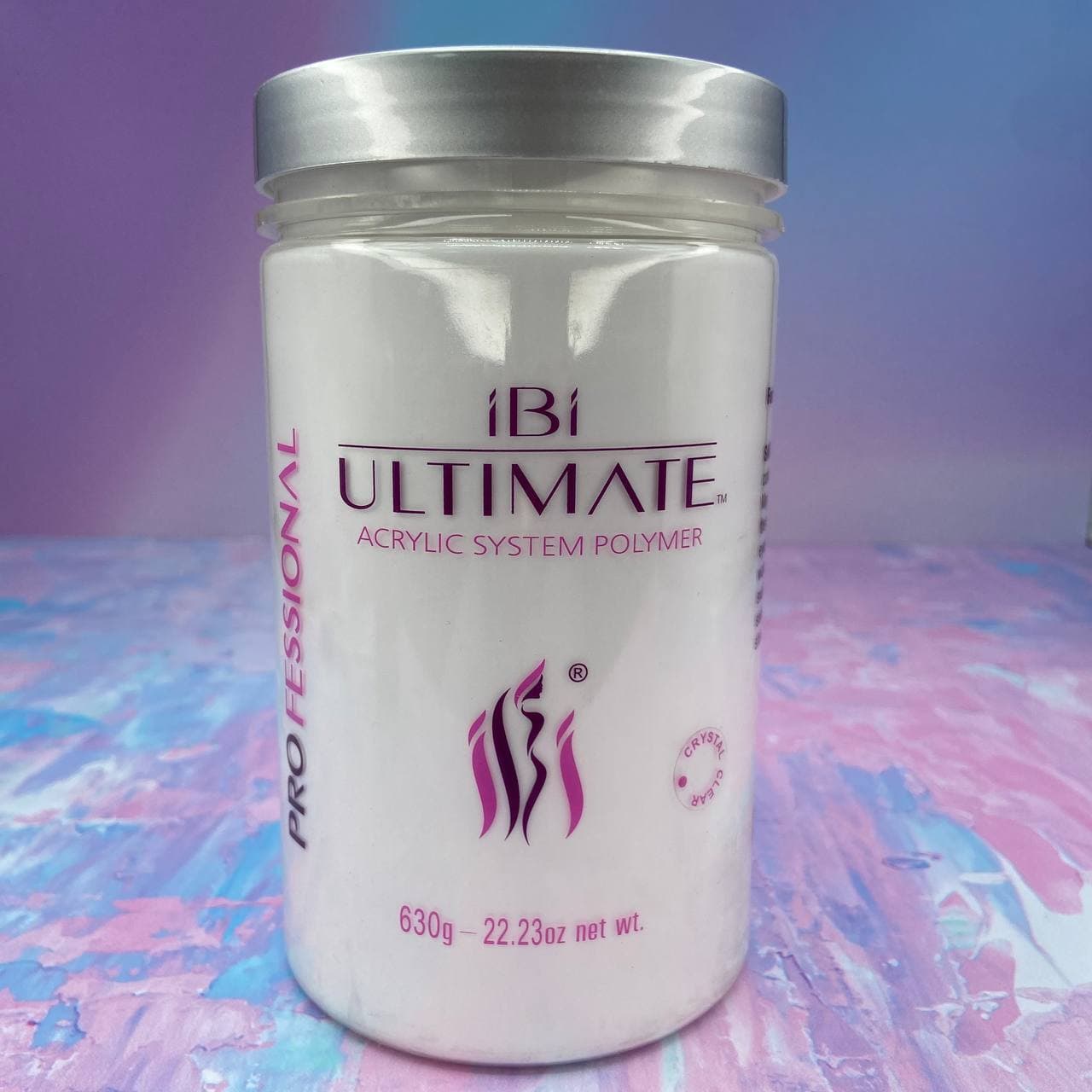 پودر کریستال کلیر 630G آی بی آی IBI ناخن
