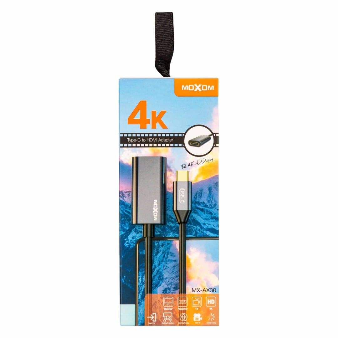 کابل تبدیل USB-C به HDMI موکسوم مدل MX-AX30 — تصویر ۴
