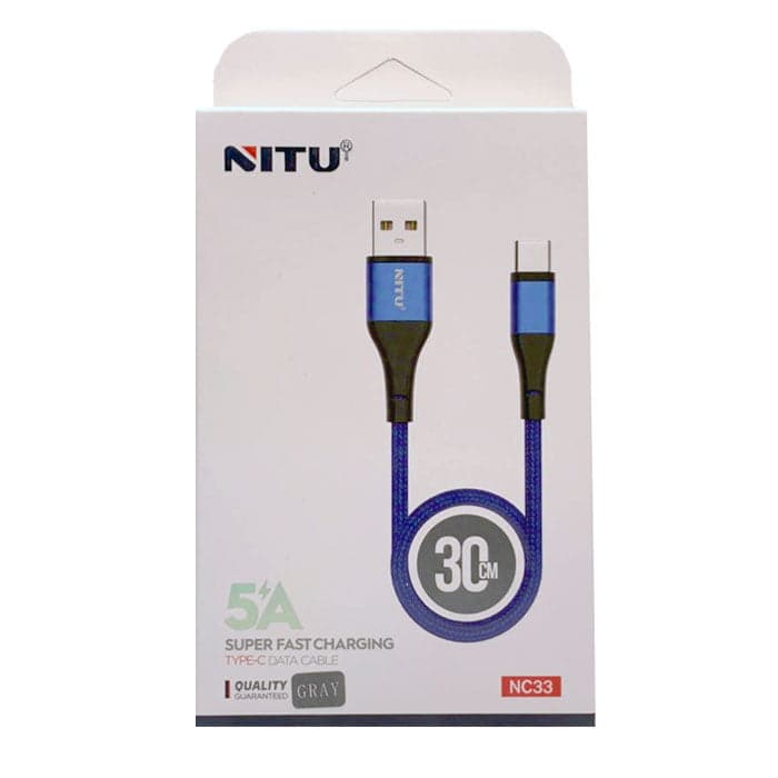 کابل پاور بانکی تایپ سی نیتو مدل NITU NC33 Type-C — تصویر ۲