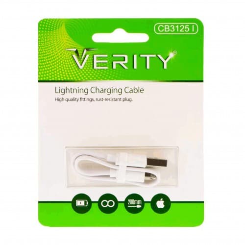 کابل شارژ پاوربانک آیفون VERITY مدل CB3125 I