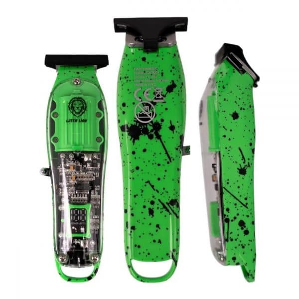 ماشین اصلاح شفاف گرین لاین Green Lion Transparent Pro Hair Trimmer 6000RPM 1400mAh — تصویر ۳