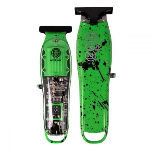 ماشین اصلاح شفاف گرین لاین Green Lion Transparent Pro Hair Trimmer 6000RPM 1400mAh — تصویر ۶