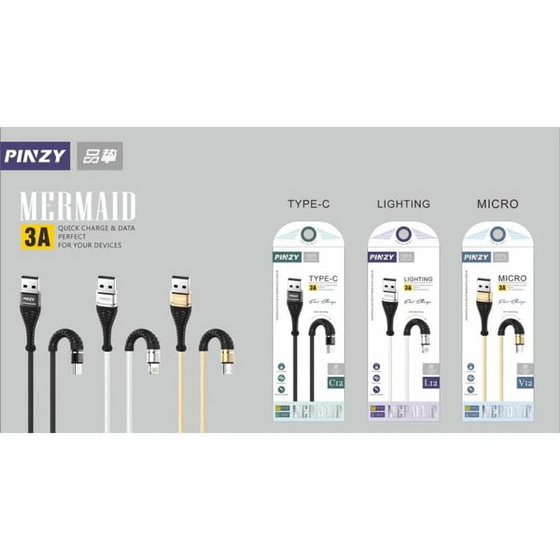 کابل تایپ سی پینزی مدل PINZY C12 Type C — تصویر ۷