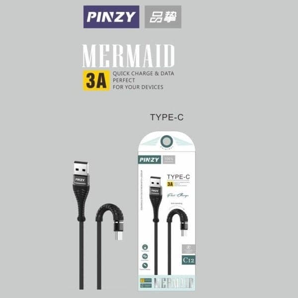 کابل تایپ سی پینزی مدل PINZY C12 Type C — تصویر ۵