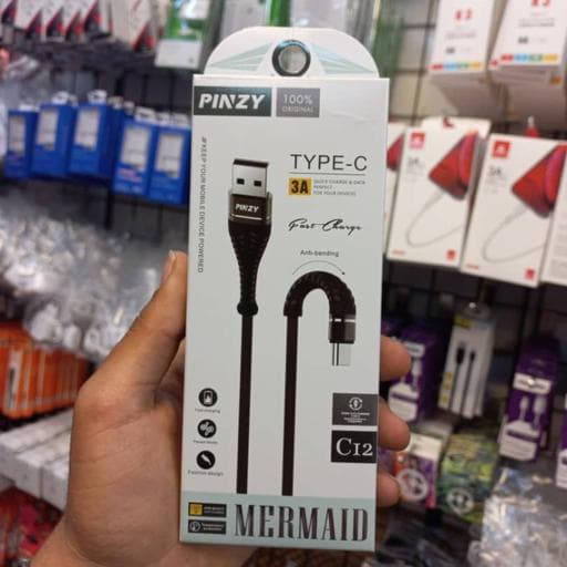 کابل تایپ سی پینزی مدل PINZY C12 Type C — تصویر ۶