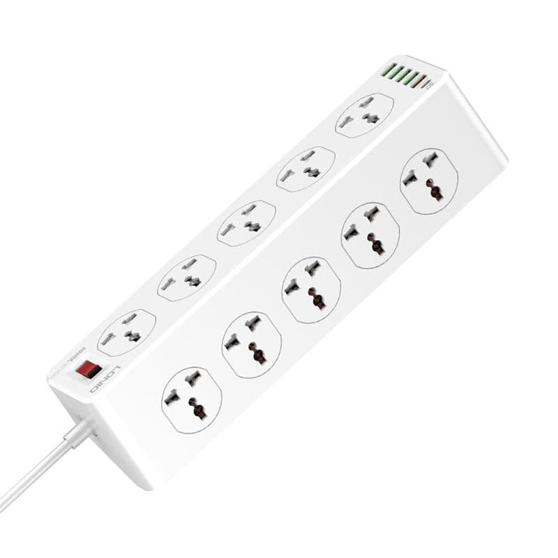 هاب شارژر و چند راهی برق الدینیو مدل LDNIO SC10610 — تصویر ۲