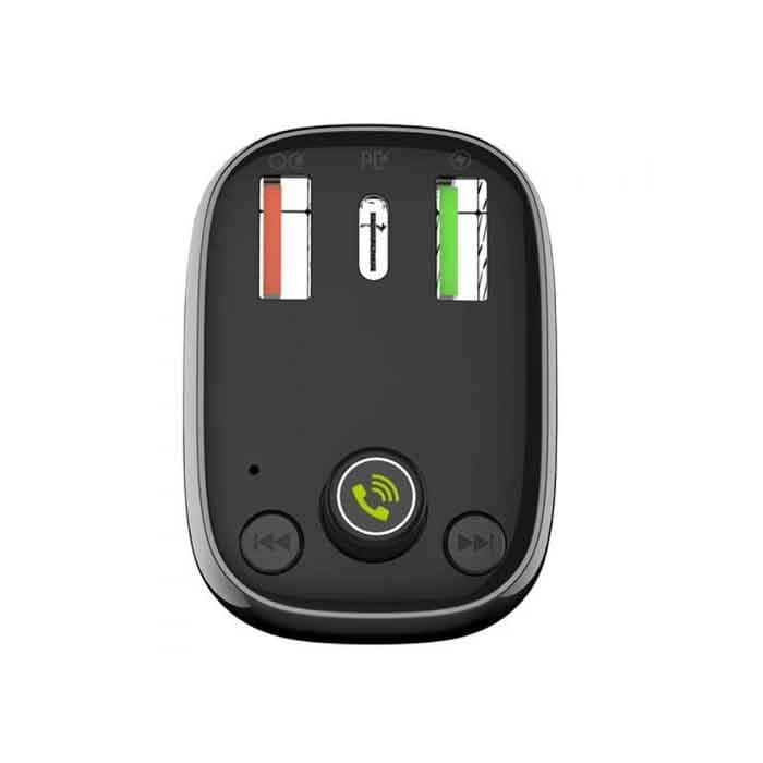 شارژر فندکی و اف ام پلیر با کابل میکرو الدینیو مدل LDNIO C704Q FM Player — تصویر ۲