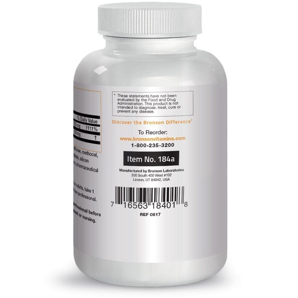 ویتامین ث ۱۰۰۰ + رز هیپ برونسون | BRONSON VITAMIN C 1000 + ROSE HIPS — تصویر ۲