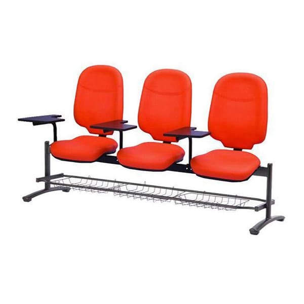 صندلی آموزشی سه نفره رایانه صنعت مدل آلفا کد W913p3nta