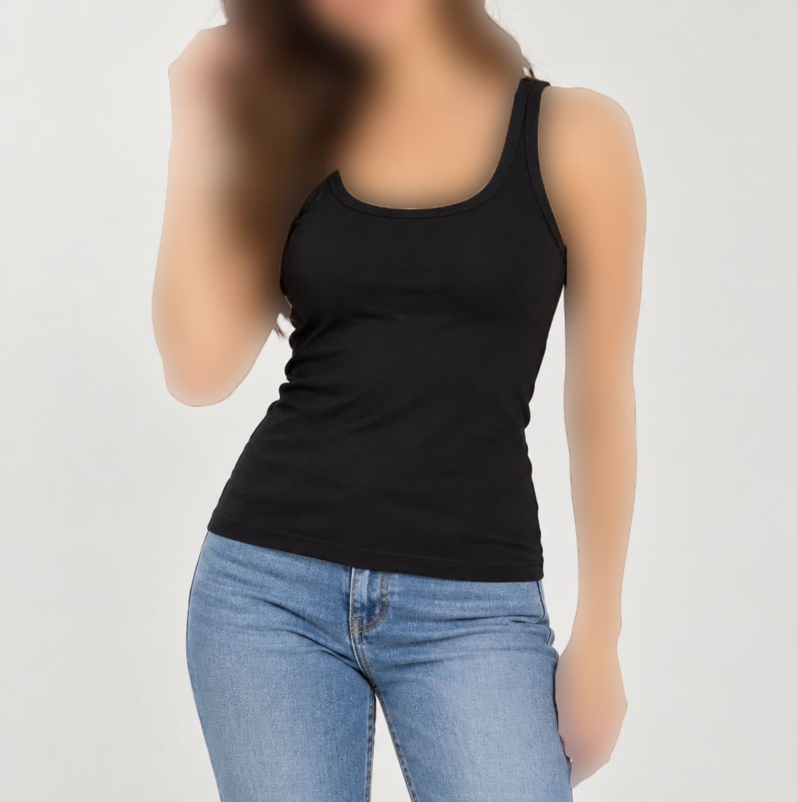 تاپ مشکی وارداتی مارک Ginatricoob کد 2276