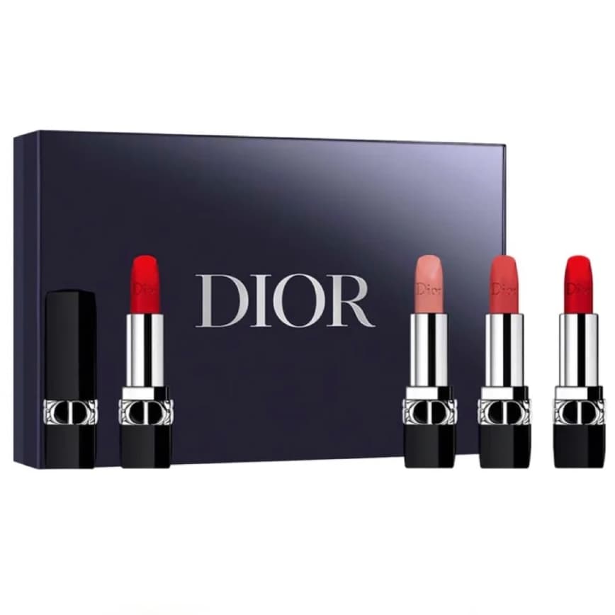 ست 4 عددی رژ لب جامد مات و مخملی دیور