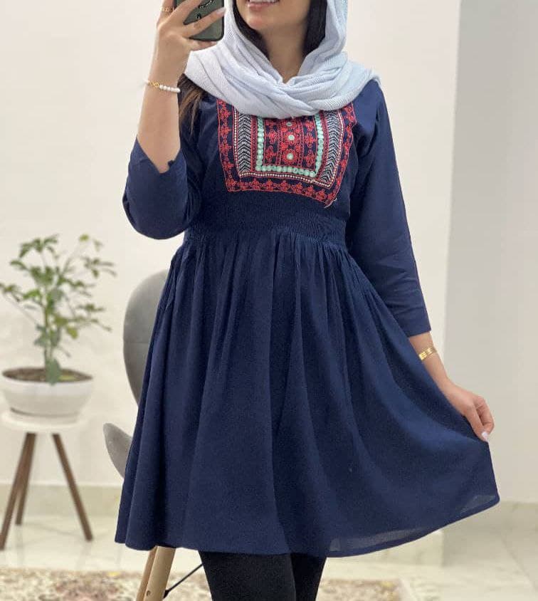 تونیک اینه کاری وخامه دوزی وارداتی — تصویر ۶