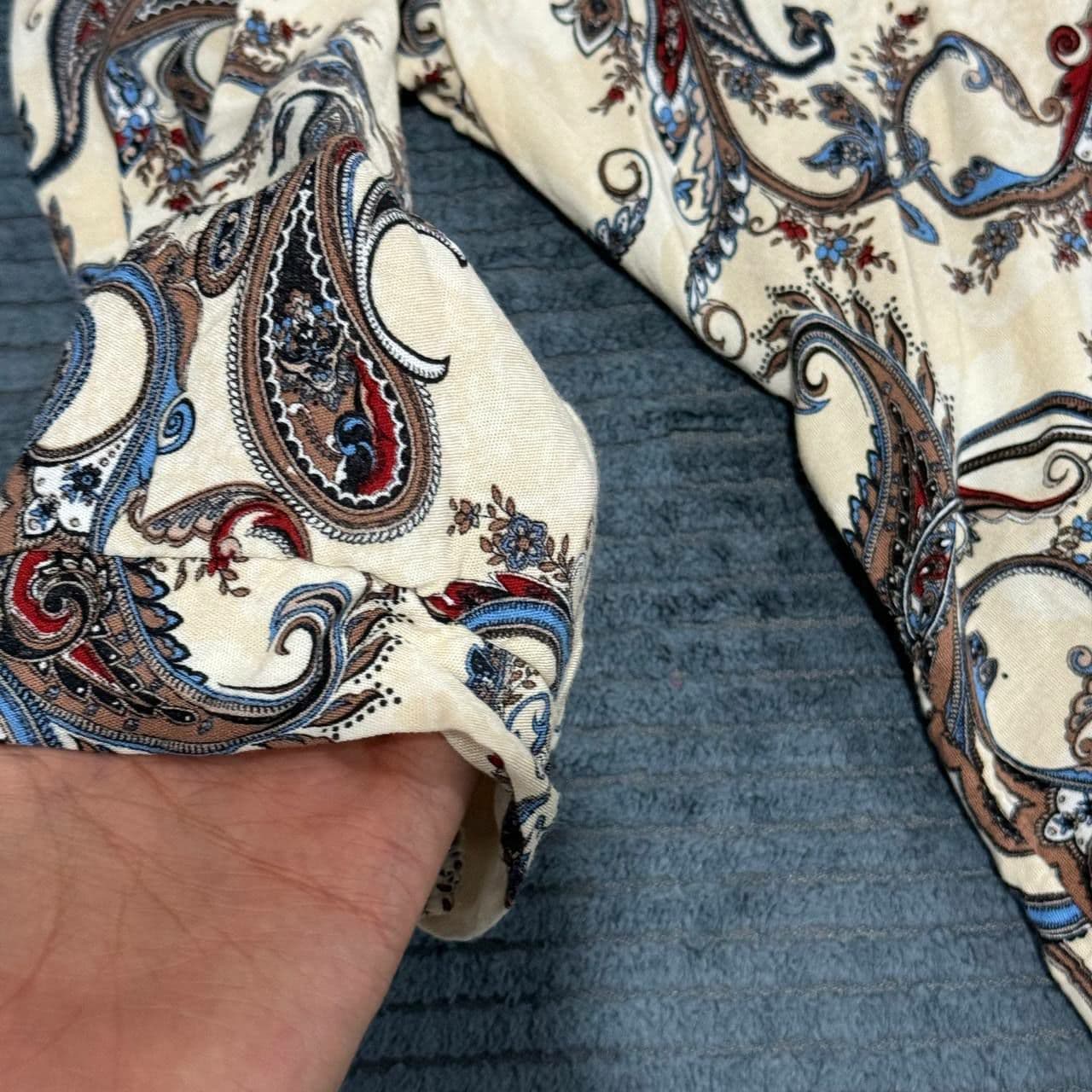 تونیک ترمه کرم حراجی — تصویر ۲