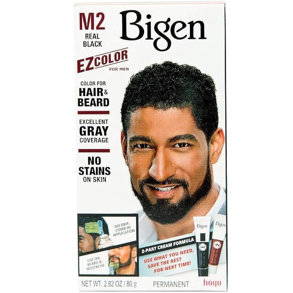 کیت رنگ مو و ریش آقایان بیگن شماره M2 رنگ مشکی طبیعی