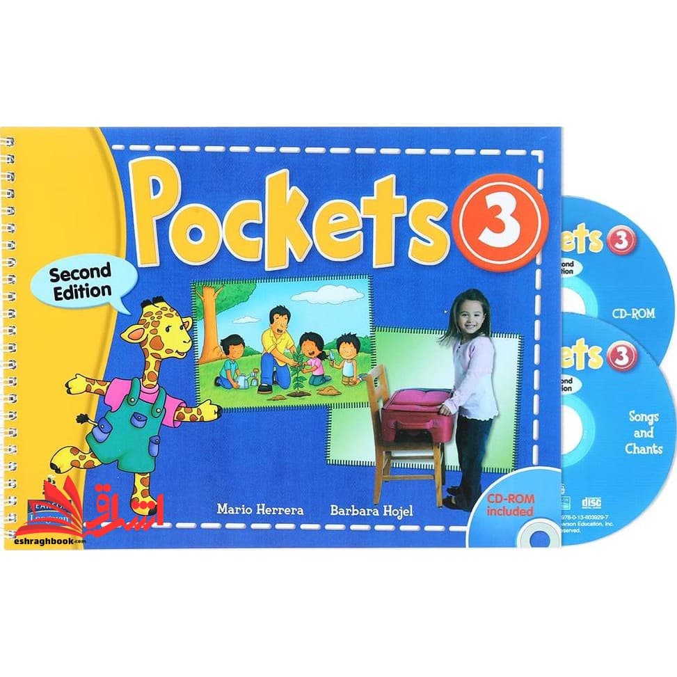 کتاب POCKETS ۳+CD SB+WB EDI ۲