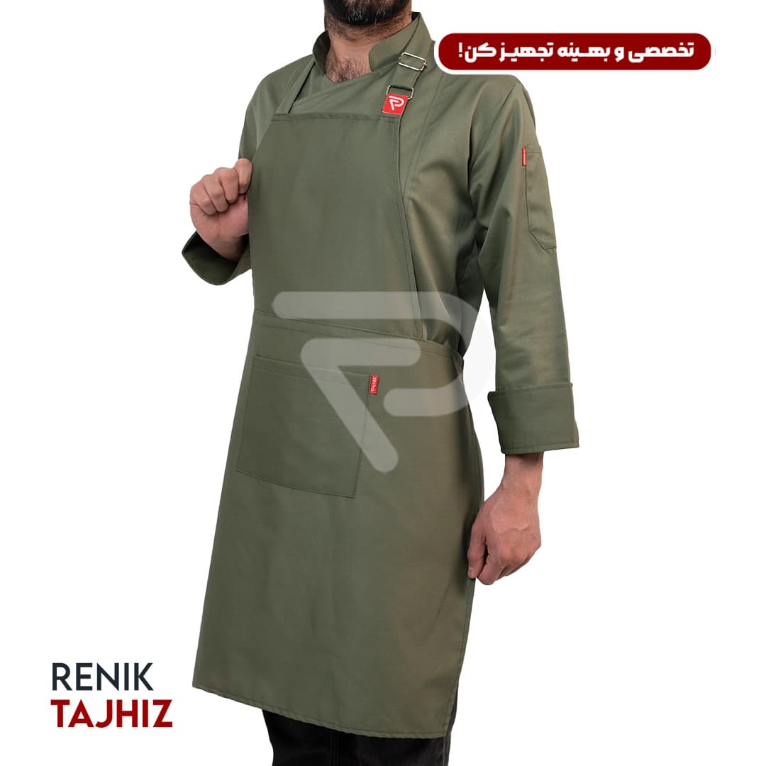 پیشبند (اپرون) ذوزنقه (11 رنگ) — تصویر ۷