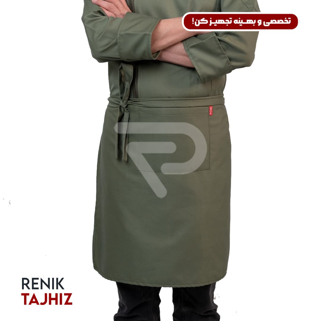 پیشبند (اپرون) ذوزنقه (11 رنگ) — تصویر ۳