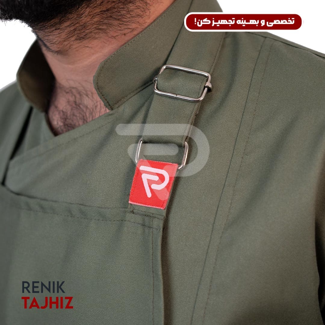 پیشبند (اپرون) ذوزنقه (11 رنگ) — تصویر ۶