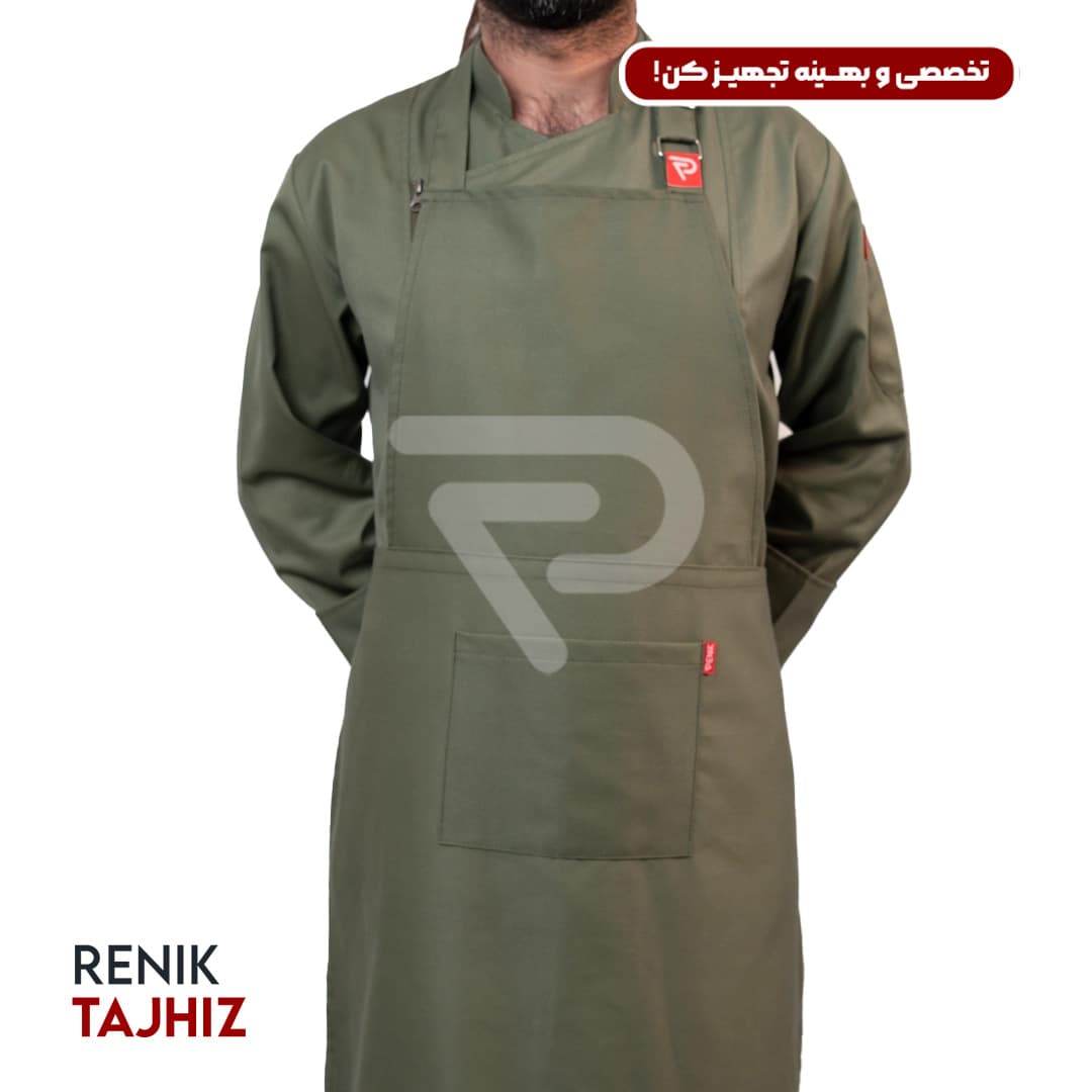 پیشبند (اپرون) ذوزنقه (11 رنگ) — تصویر ۴
