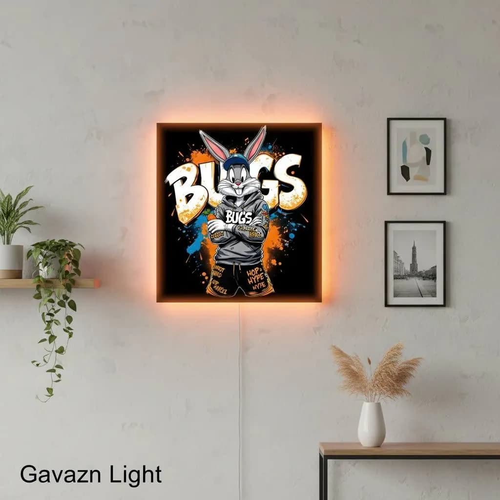 تابلو بک لایت Bugs Bunny
