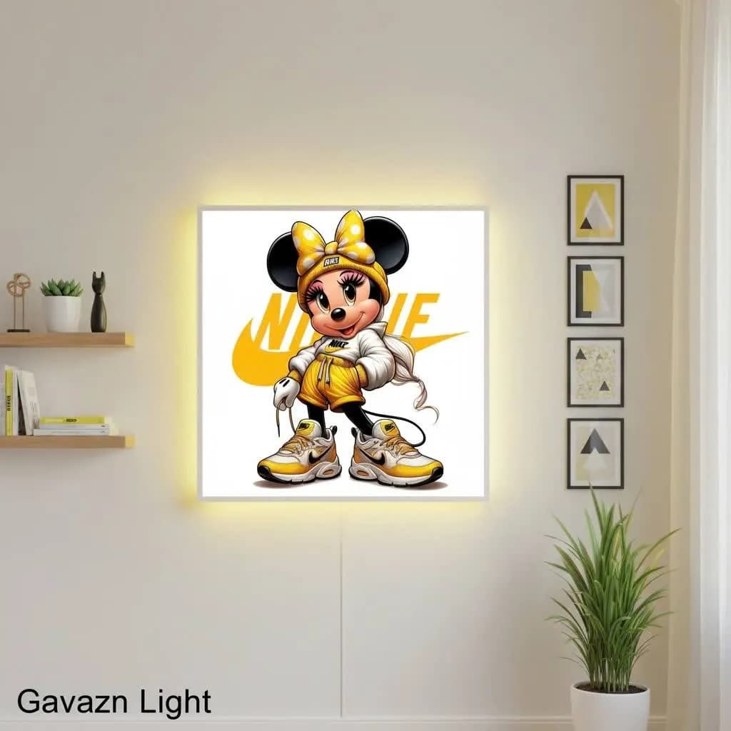 تابلو بک لایت Minnie Mouse