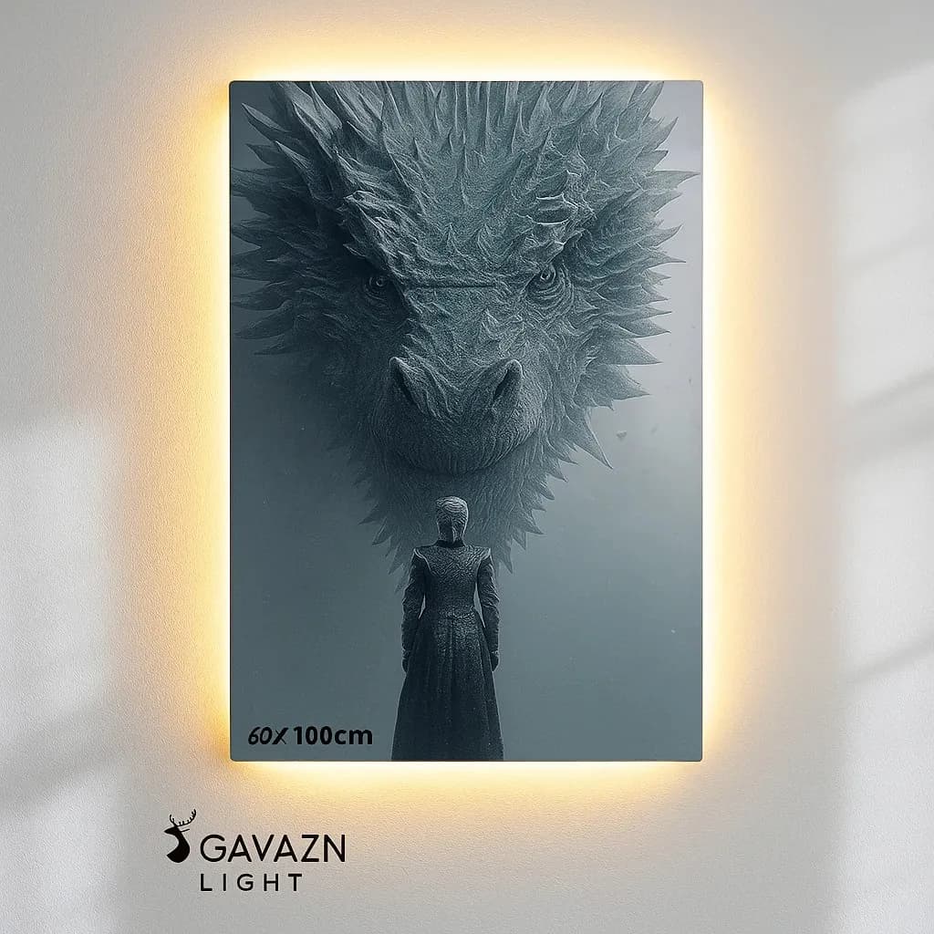 تابلو بک‌ لایت طرح House of the Dragon