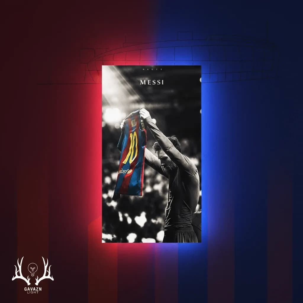 تابلو بک لایت Messi