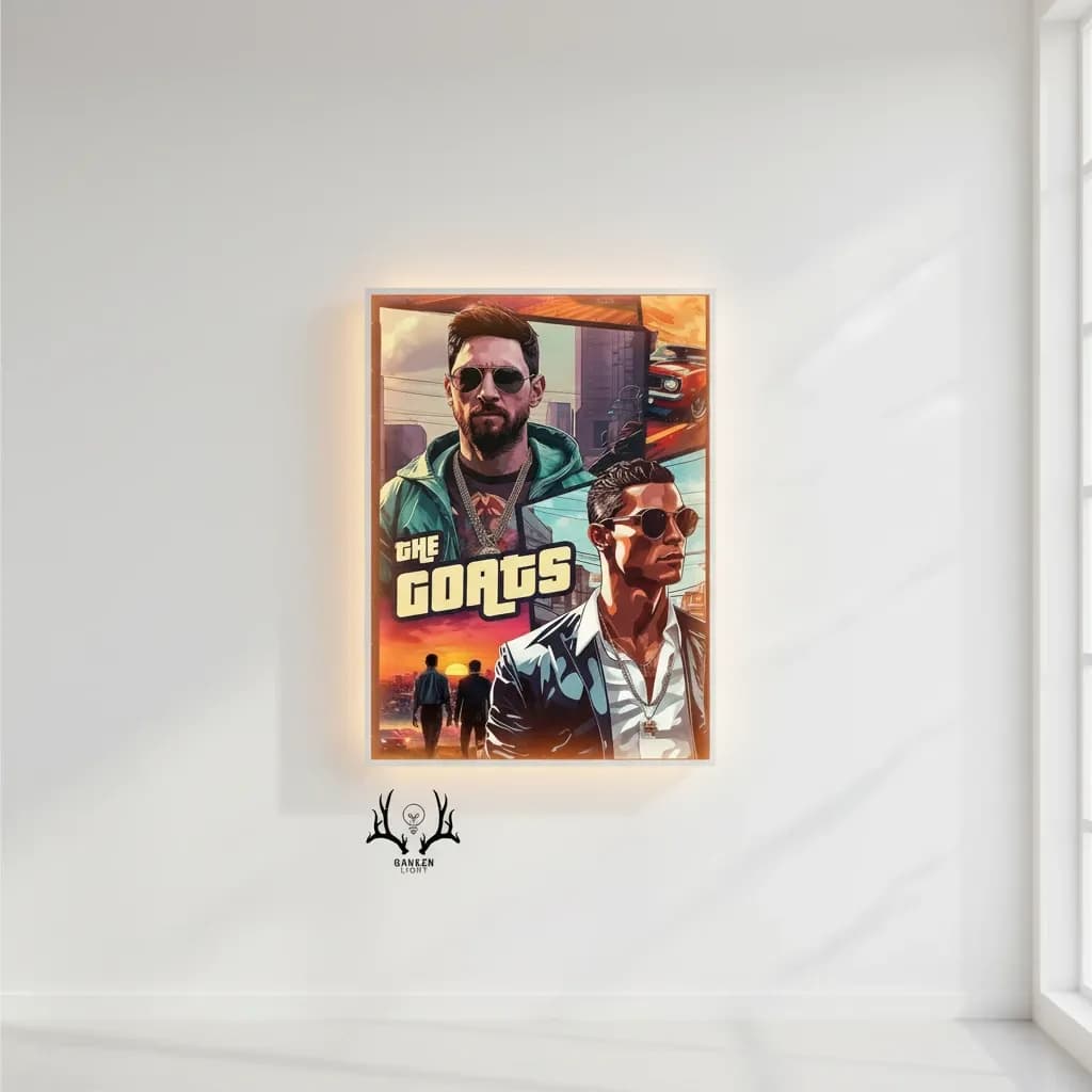 تابلو بک لایت THE GOATS