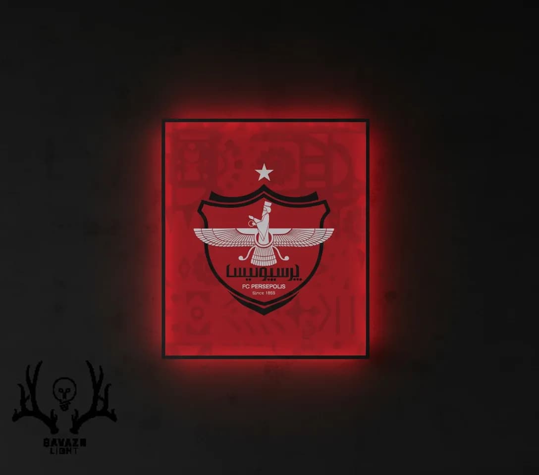 تابلو بک لایت لوگوی پرسپولیس