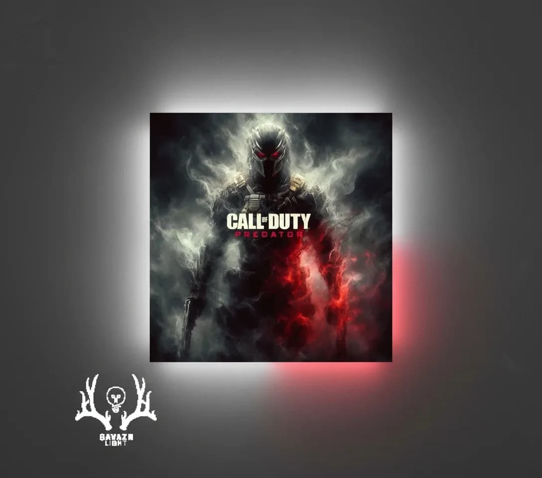 تابلو بک لایت Call of Duty: Predator