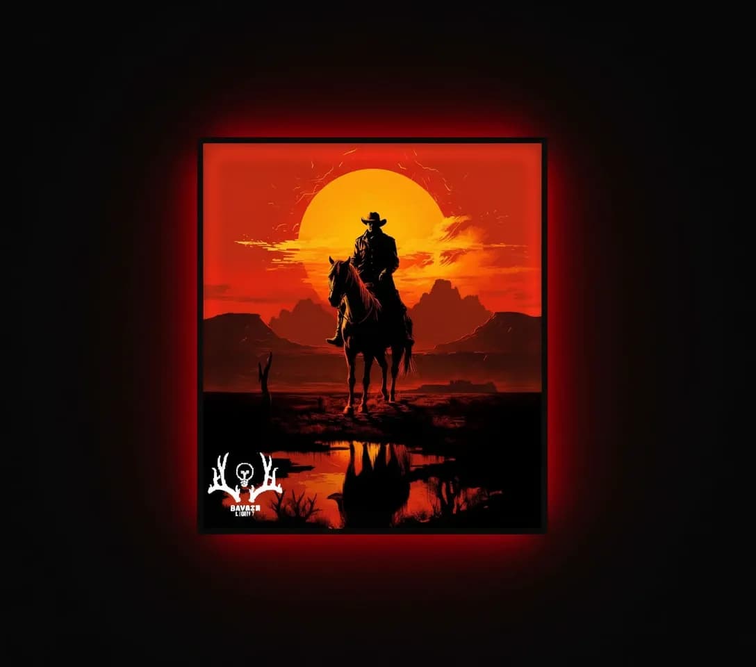 تابلو بک‌ لایت red dead