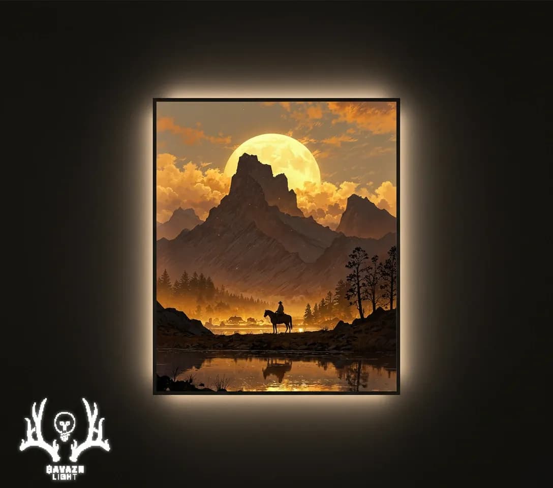 تابلو بک‌ لایت red dead 2