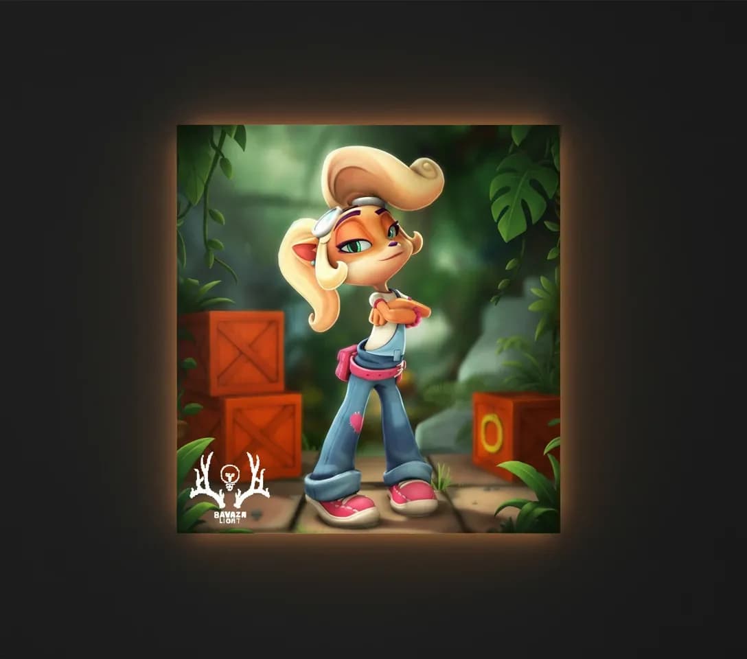 تابلو بک‌ لایت Coco Bandicoot