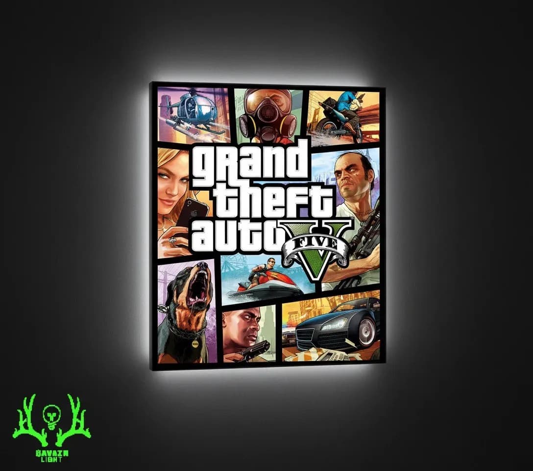 تابلو بک‌ لایت Grand Theft Auto V