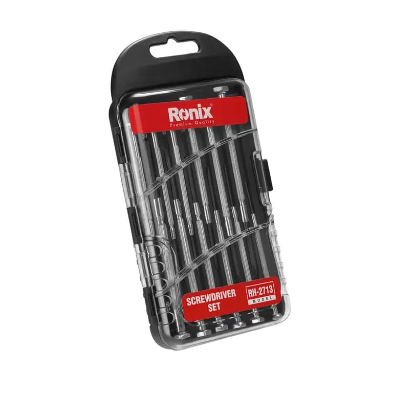 ست پیچ گوشتی ساعتی رونیکس 12 عددی مدل RH-2713 ا Ronix Screwdriver Set RH-2713 — تصویر ۳