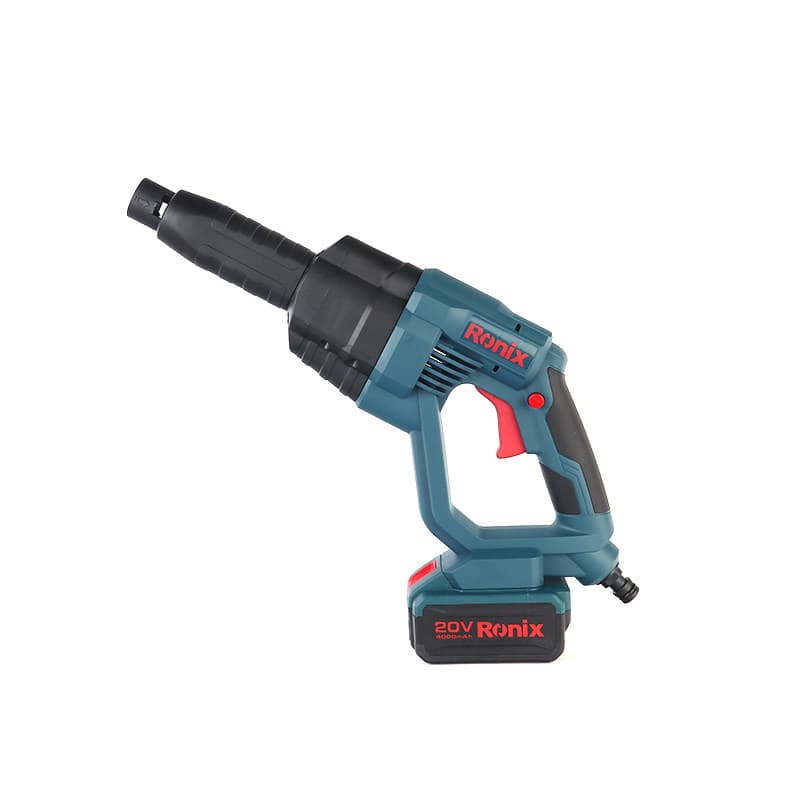کارواش 20 ولت رونیکس 8930 ا Cordless High-pressure Washer, 24.5Bar, 2 L/Min 8930