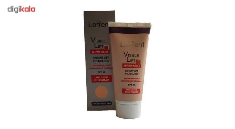 کرم پودر لورینت مدل Visible Lift شماره F4 — تصویر ۲