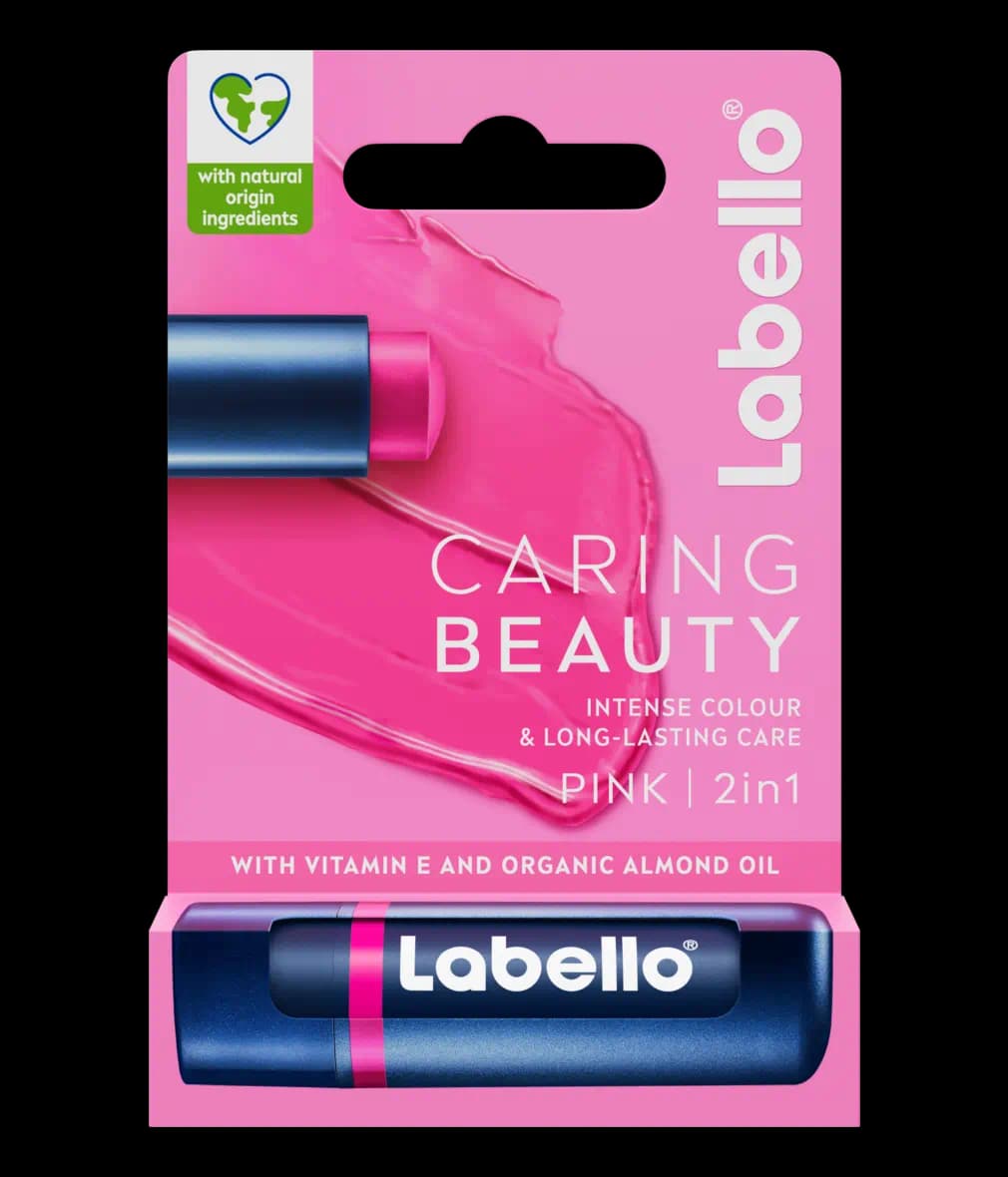 بالم لب لابلو Caring Beauty رنگ pink