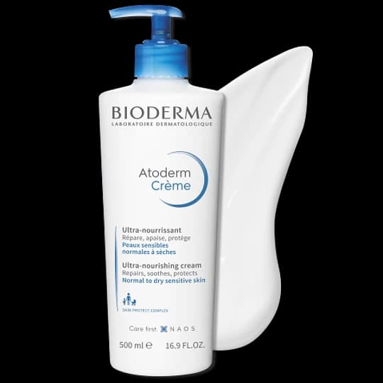 کرم مرطوب کننده صورت و بدن Atoderm بایودرما