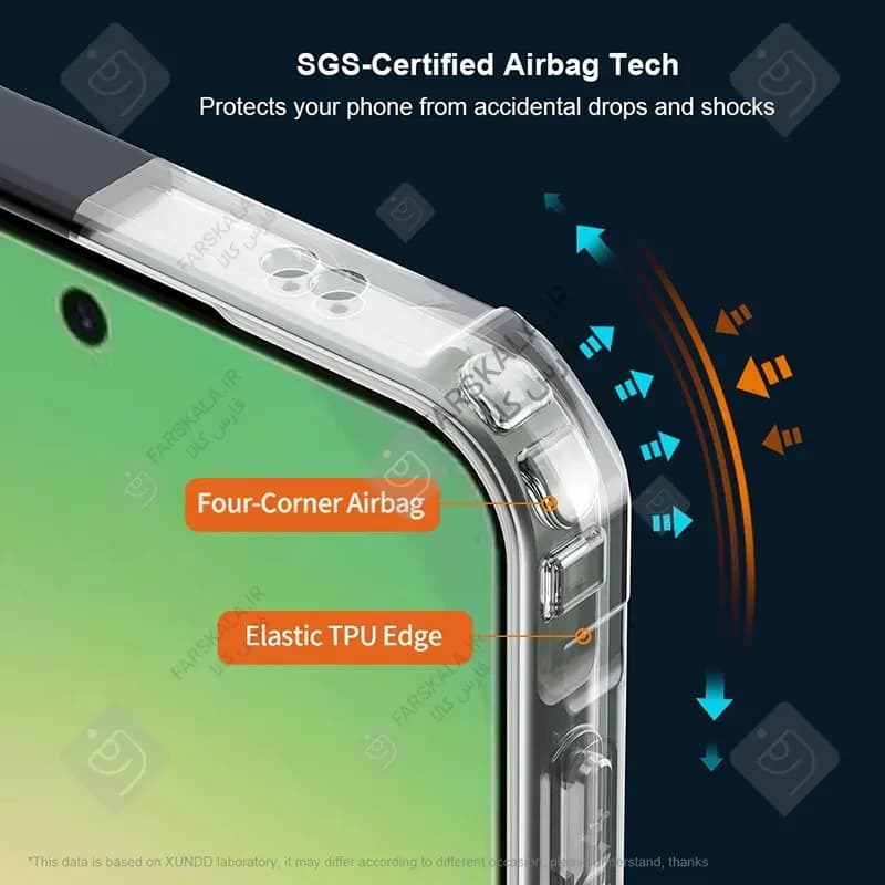 قاب اصلی پشت کریستالی Xundd Beatle گوشی شیائومی Poco F8 Pro — تصویر ۵