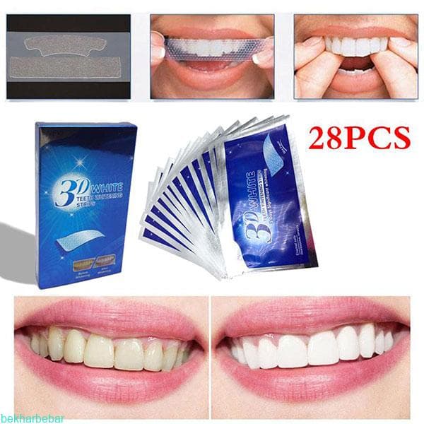 پک 7 عددی نوار چسب سفید کننده دندان جنس اصل