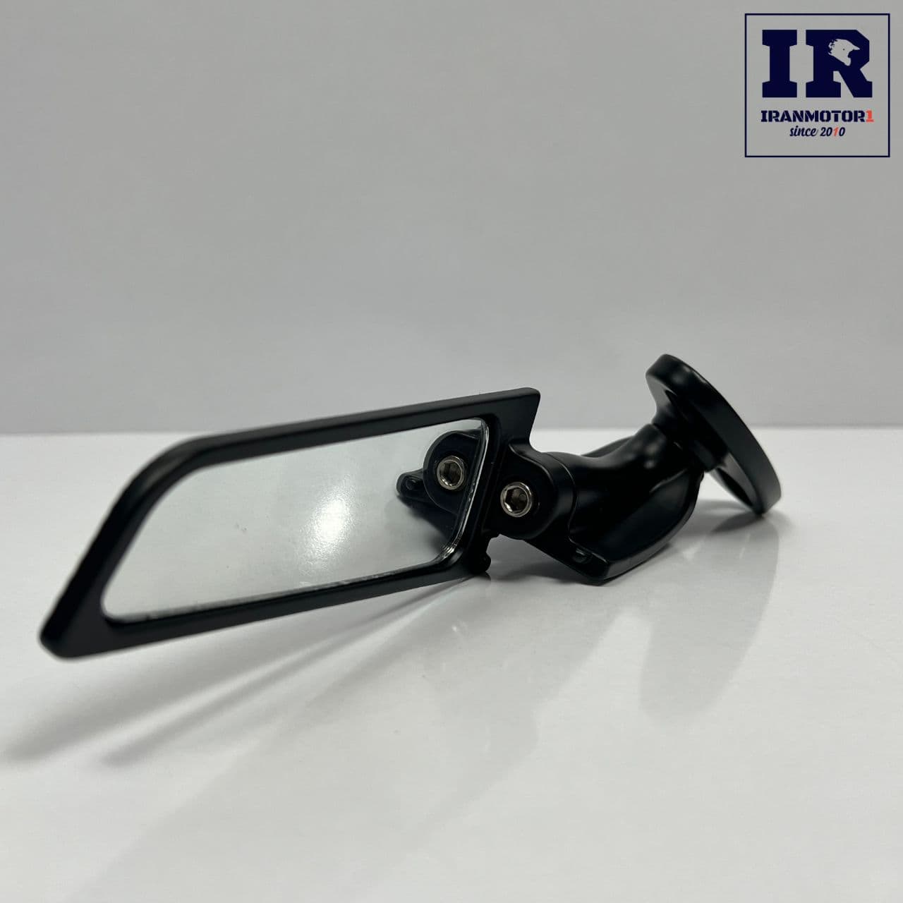 آینه نینجایی موتور سیکلت دو پیچ H2R مشکی کوچک — تصویر ۳