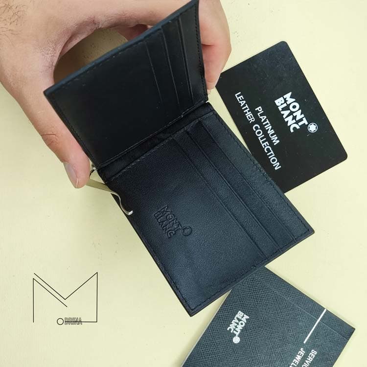 کیف پول مون بلان (MontBlanc) با Moneyclip — تصویر ۳