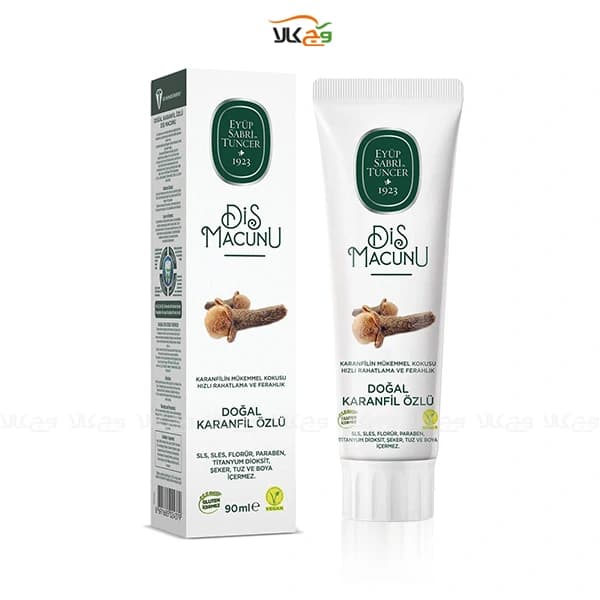 خمیر دندان وگان و دیابتی میخک ایوب صبری (Eyüp Sabri ترکیه) – 90 میلی گرم