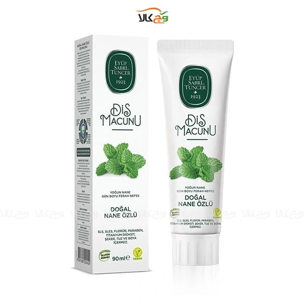 خمیر دندان وگان و دیابتی نعنا ایوب صبری (Eyüp Sabri ترکیه) – 90 میلی گرم